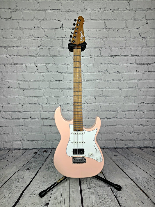Balaguer Select Toro Classic HSS Roasted Maple Electric Guitar Pastel Pink